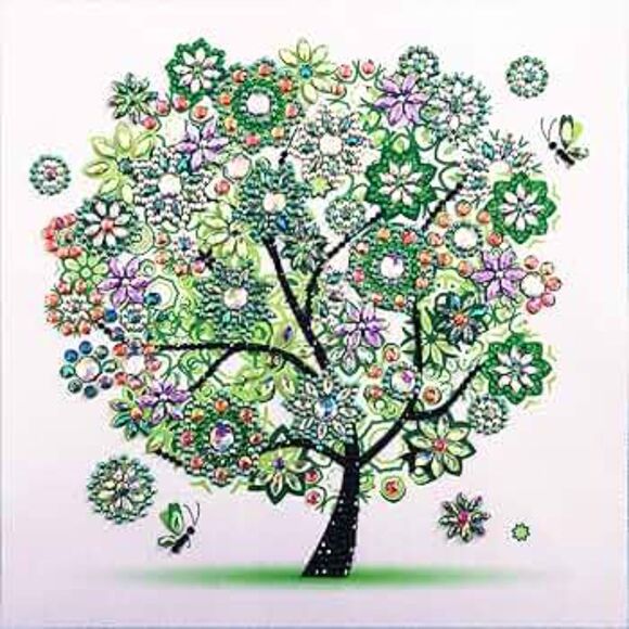 5D DIY Diamond Painting Tree of Life B6458 - Picture 5 of 5